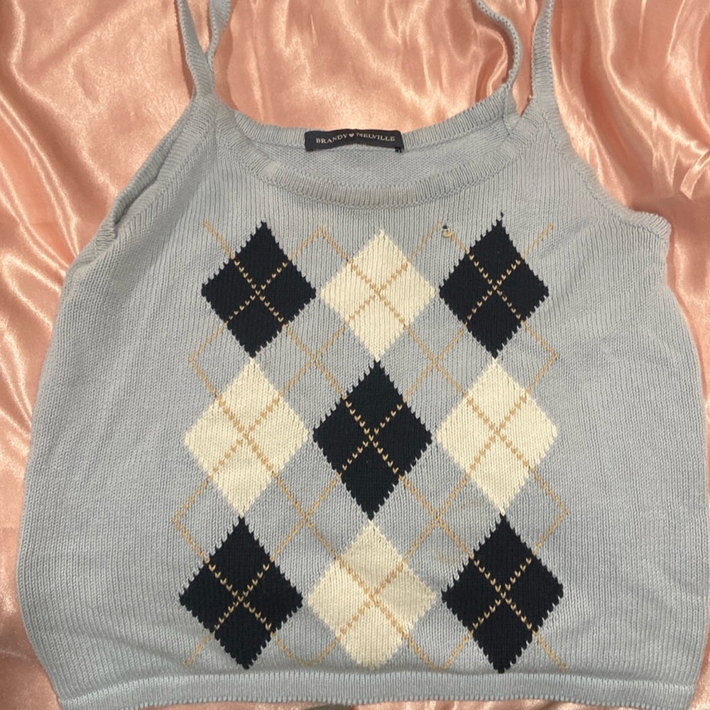 Brandy knitted tank top, good condition, no stains!